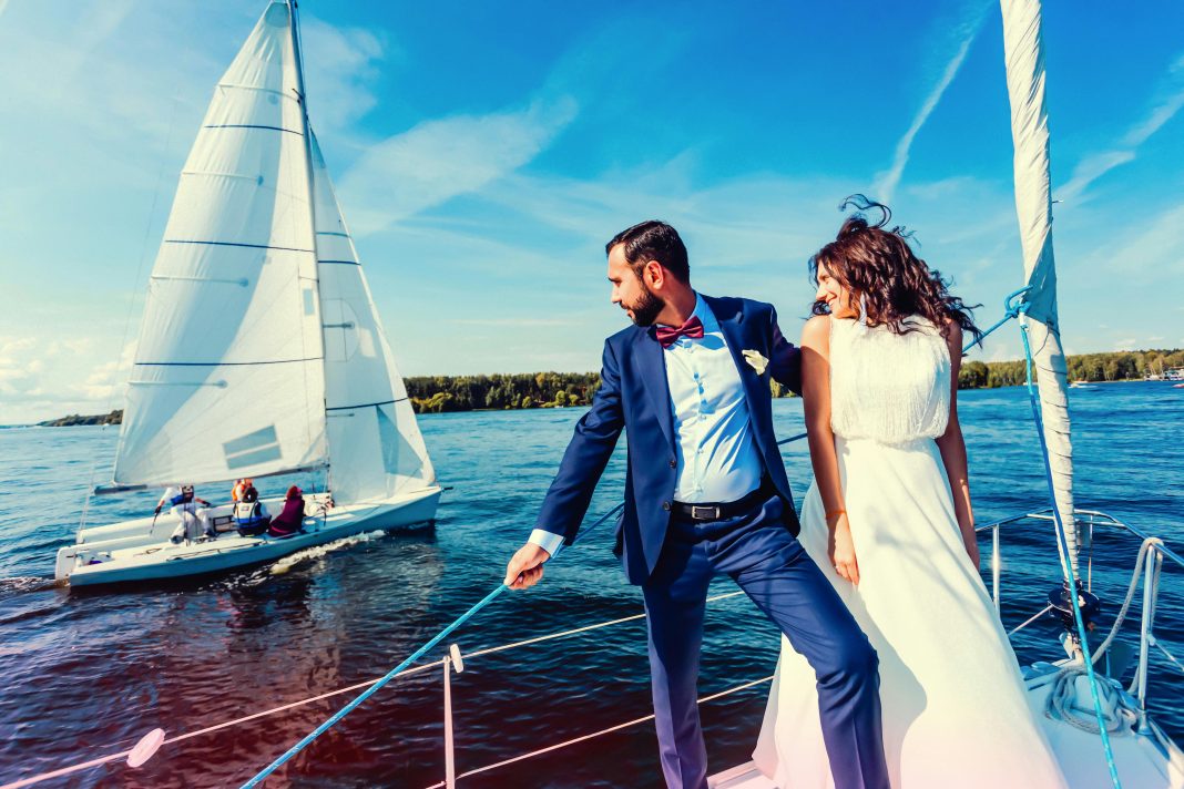 Valentine's day yacht dinner